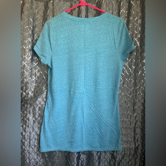 Blue American Eagle Outfitters V-Neck T-Shirt - Picture 5 of 5